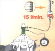 Étape 5 : ouverture progressive du débitmètre