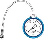 Manomètre de contrôle de pression pour CPAP